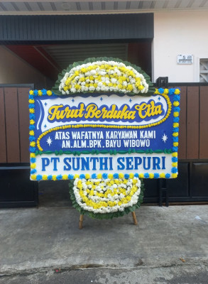 Papan Bunga Duka di Serai Serumpun